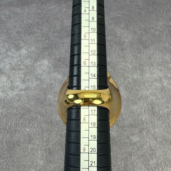 Versace Unisex Medusa Gold Rodeo Ring - Picture 10 of 10